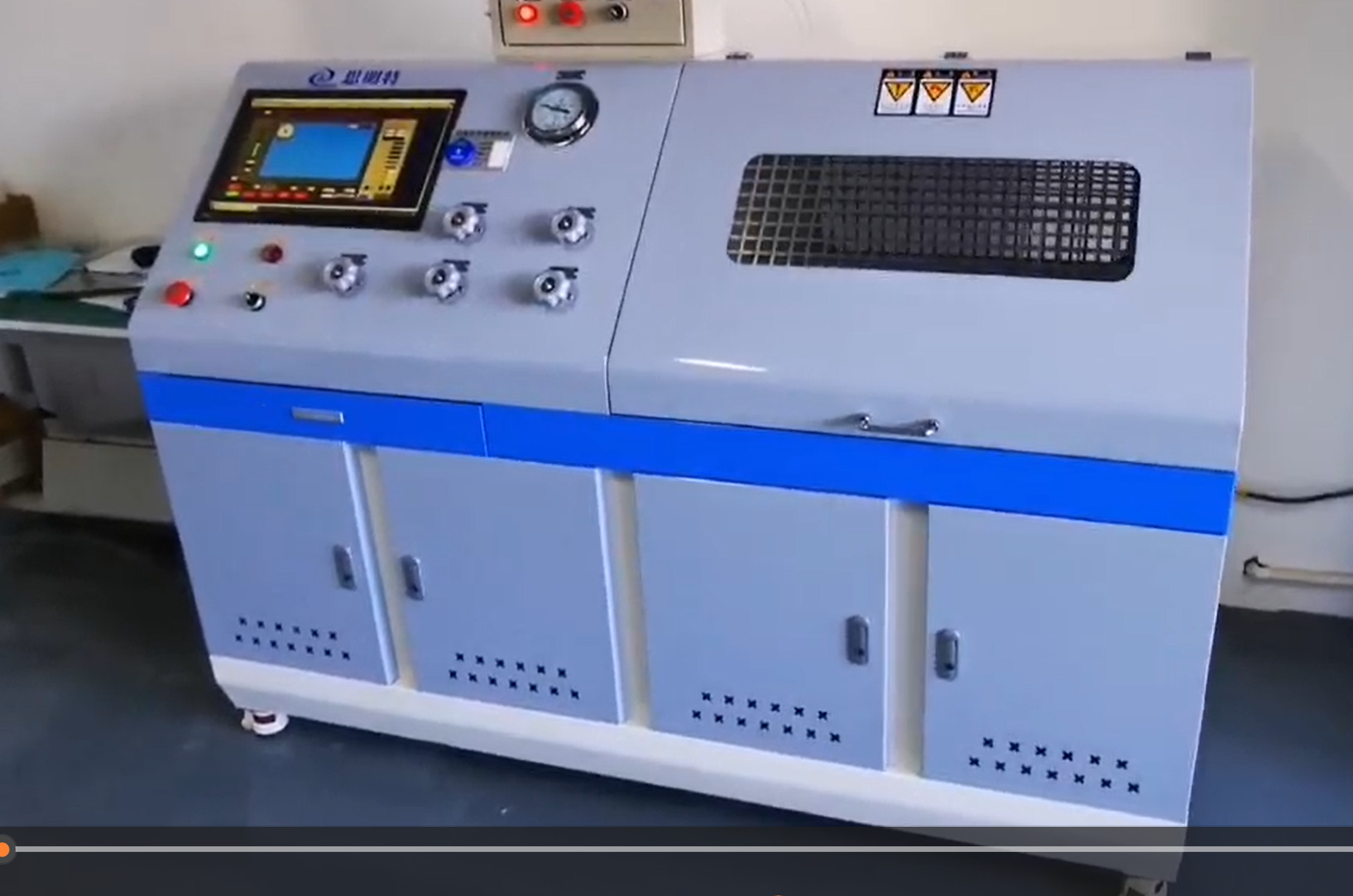 閥門的動壓靜壓測試系統(tǒng)-閥門耐水壓力測試臺（專用機(jī)）